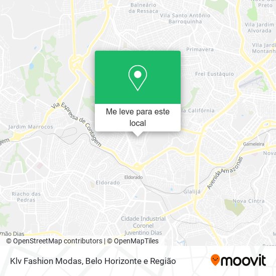 Klv Fashion Modas mapa