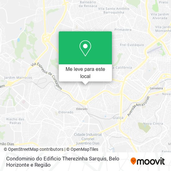 Condominio do Edificio Therezinha Sarquis mapa