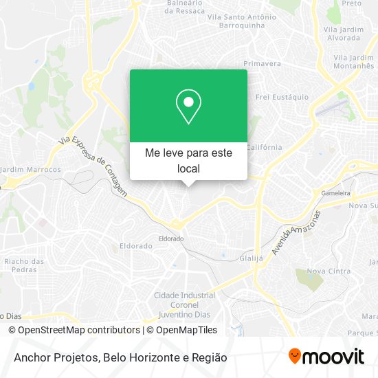 Anchor Projetos mapa
