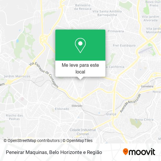 Peneirar Maquinas mapa