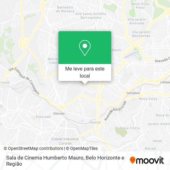 Sala de Cinema Humberto Mauro mapa