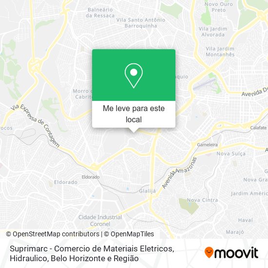 Suprimarc - Comercio de Materiais Eletricos, Hidraulico mapa