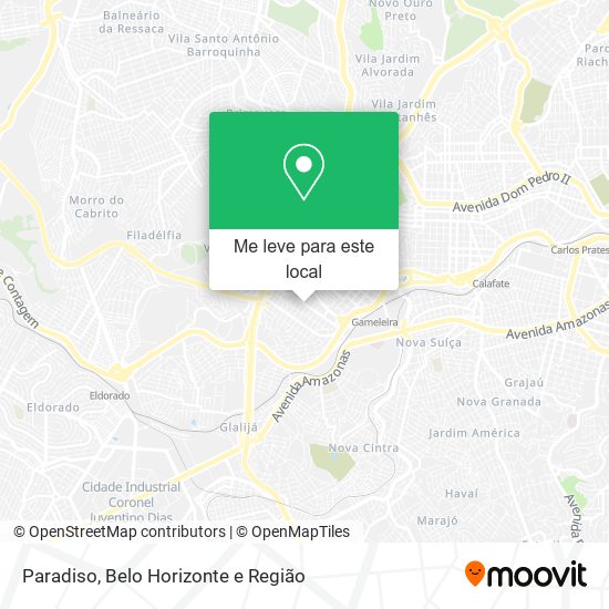 Paradiso mapa