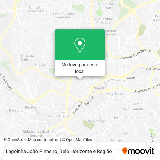 Lagoinha João Pinheiro mapa