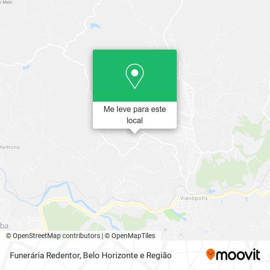 Funerária Redentor mapa