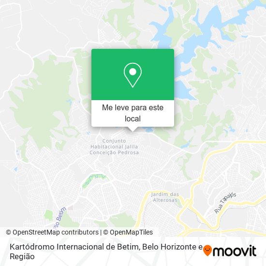 Kartódromo Internacional de Betim mapa