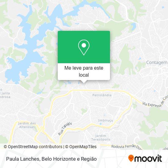 Paula Lanches mapa