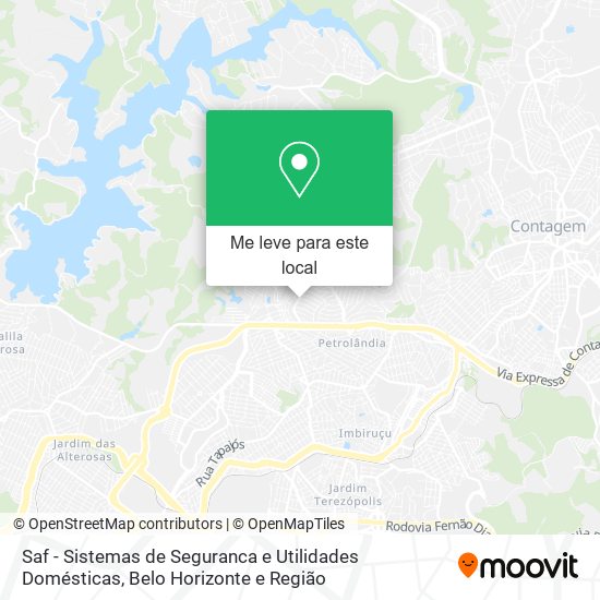 Saf - Sistemas de Seguranca e Utilidades Domésticas mapa