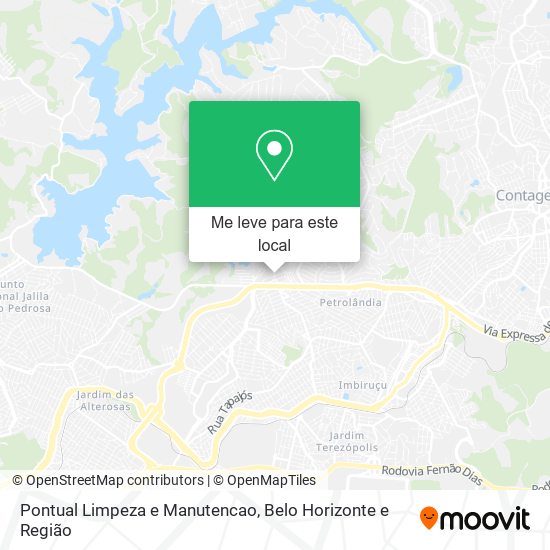 Pontual Limpeza e Manutencao mapa