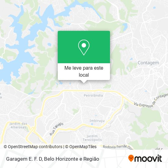 Garagem E. F. D mapa