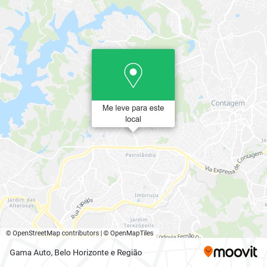 Gama Auto mapa