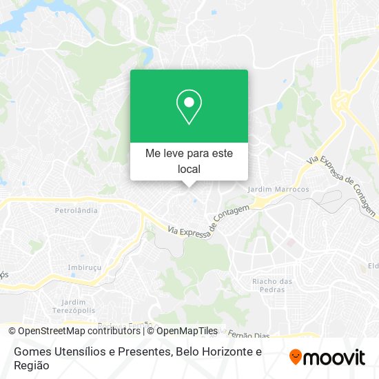 Gomes Utensílios e Presentes mapa