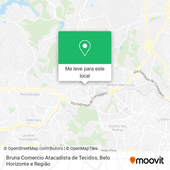 Bruna Comercio Atacadista de Tecidos mapa