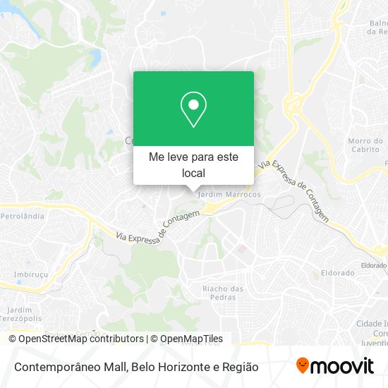 Contemporâneo Mall mapa