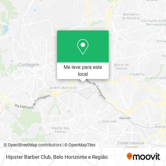 Hipster Barber Club mapa