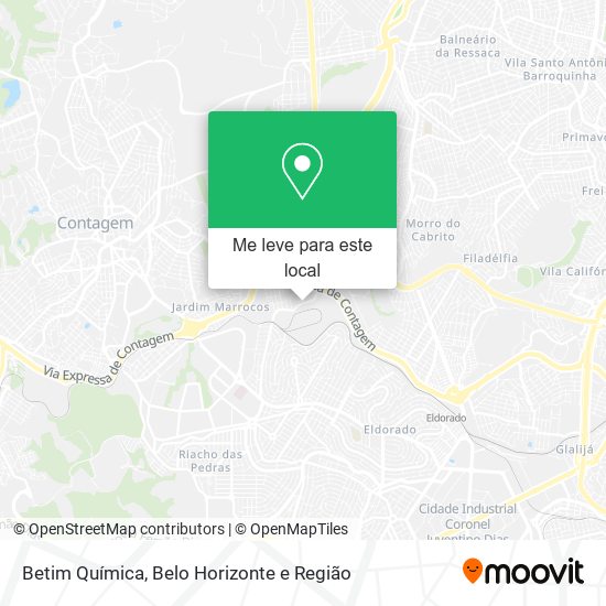 Betim Química mapa