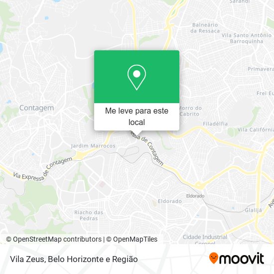 Vila Zeus mapa