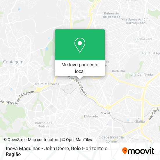 Inova Máquinas - John Deere mapa