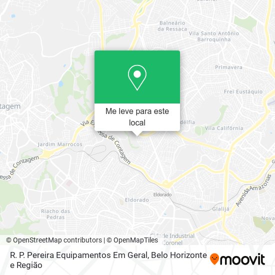 R. P. Pereira Equipamentos Em Geral mapa