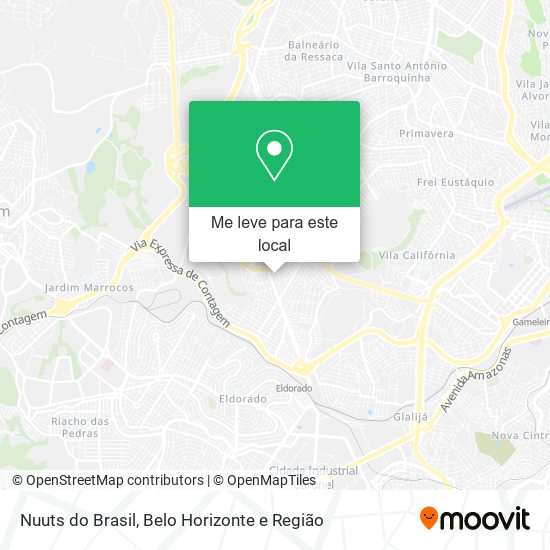 Nuuts do Brasil mapa