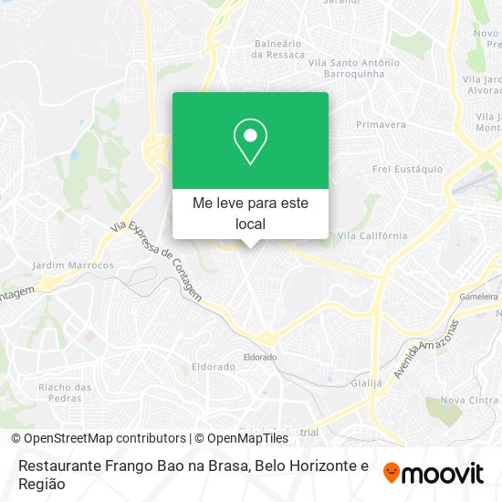 Restaurante Frango Bao na Brasa mapa
