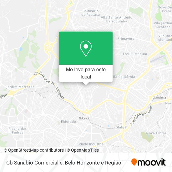 Cb Sanabio Comercial e mapa