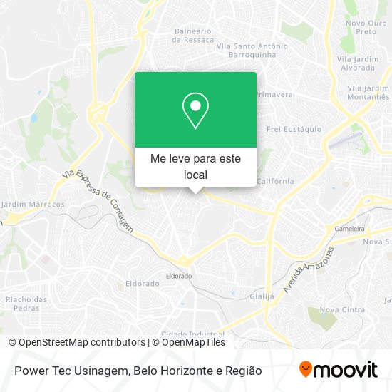 Power Tec Usinagem mapa