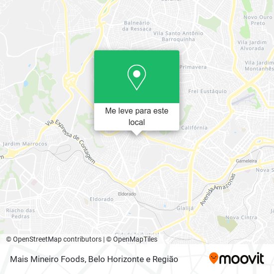 Mais Mineiro Foods mapa