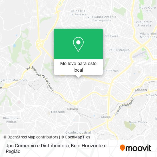 Jps Comercio e Distribuidora mapa