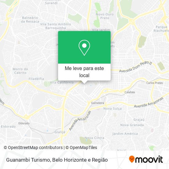 Guanambi Turismo mapa
