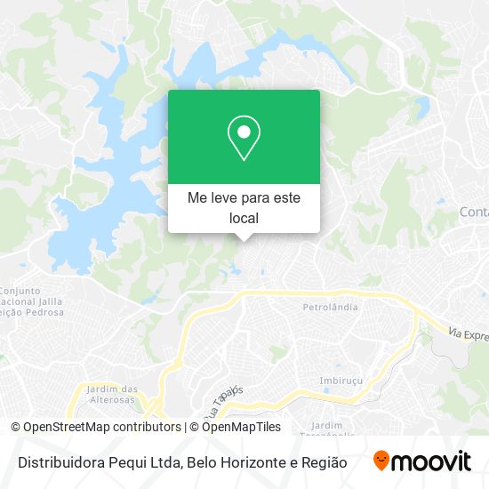 Distribuidora Pequi Ltda mapa