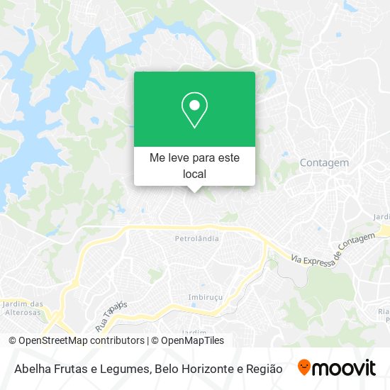 Abelha Frutas e Legumes mapa