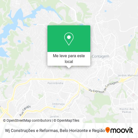 Wj Construções e Reformas mapa