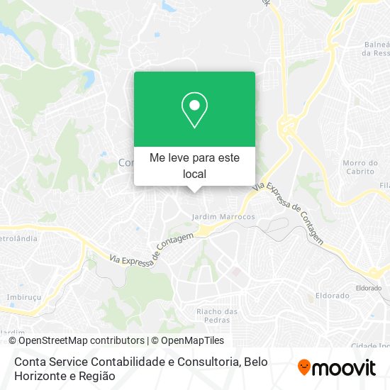 Conta Service Contabilidade e Consultoria mapa