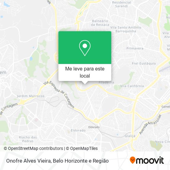 Onofre Alves Vieira mapa