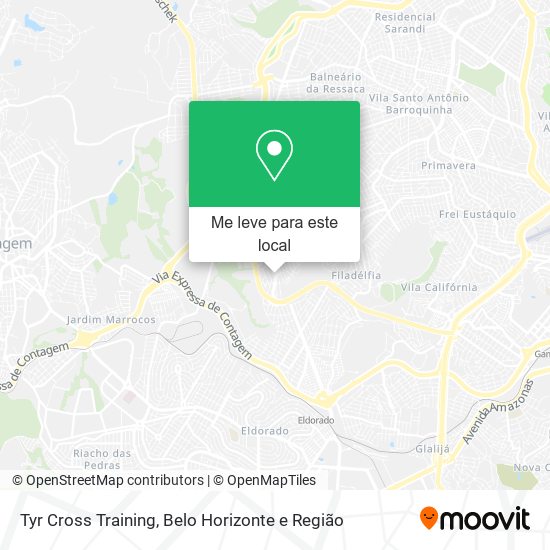 Tyr Cross Training mapa
