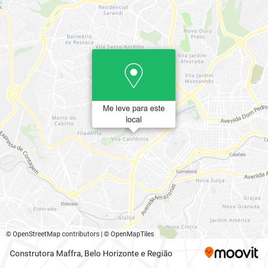 Construtora Maffra mapa