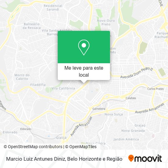 Marcio Luiz Antunes Diniz mapa