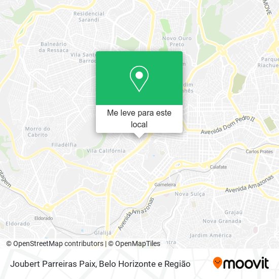 Joubert Parreiras Paix mapa