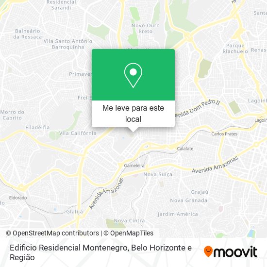 Edificio Residencial Montenegro mapa