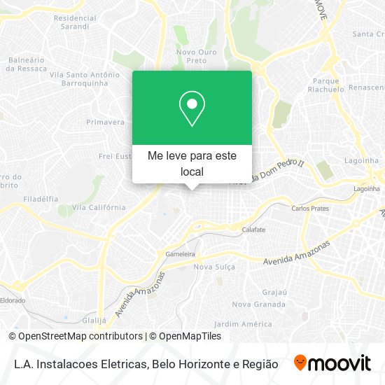 L.A. Instalacoes Eletricas mapa