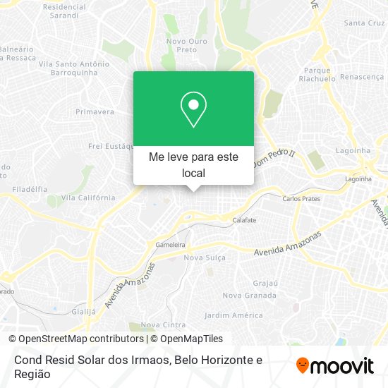 Cond Resid Solar dos Irmaos mapa