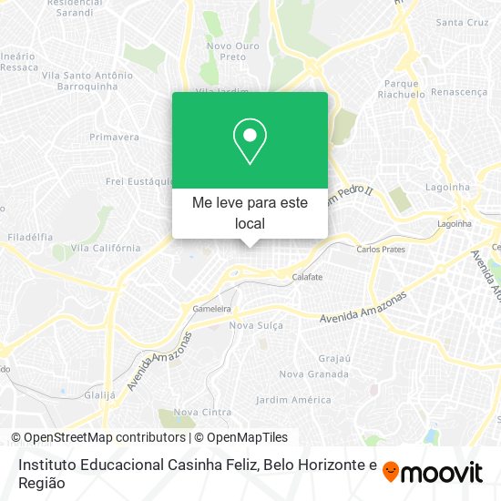 Instituto Educacional Casinha Feliz mapa