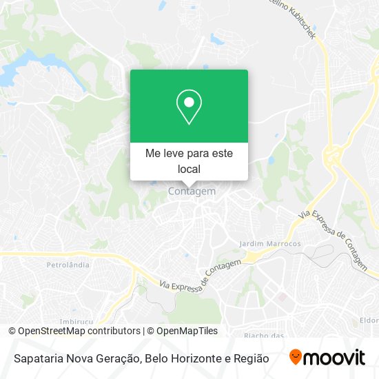 Sapataria Nova Geração mapa