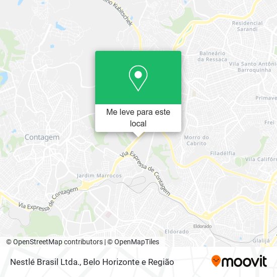 Nestlé Brasil Ltda. mapa