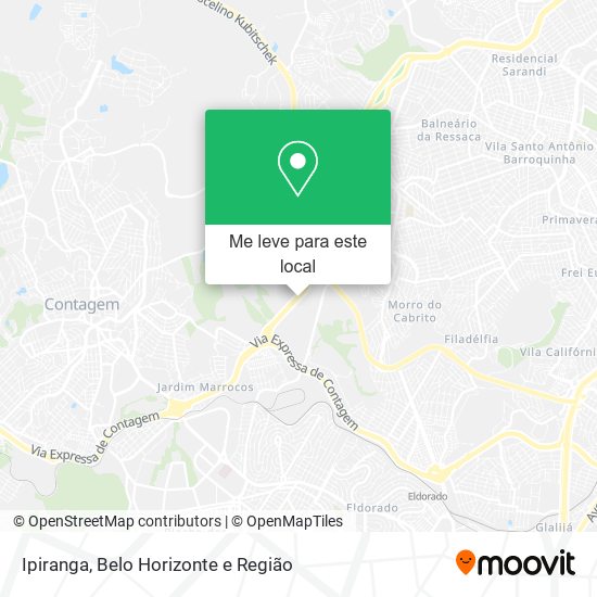 Ipiranga mapa