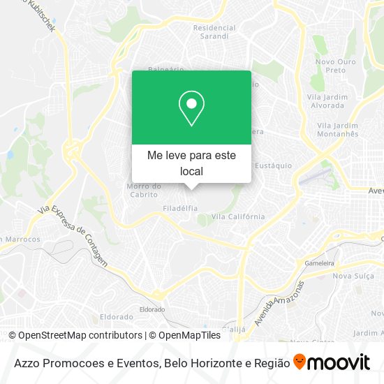 Azzo Promocoes e Eventos mapa