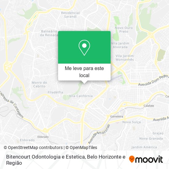 Bitencourt Odontologia e Estetica mapa