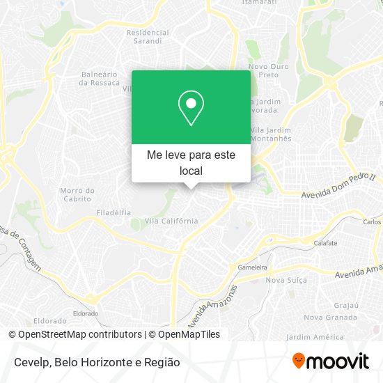 Cevelp mapa