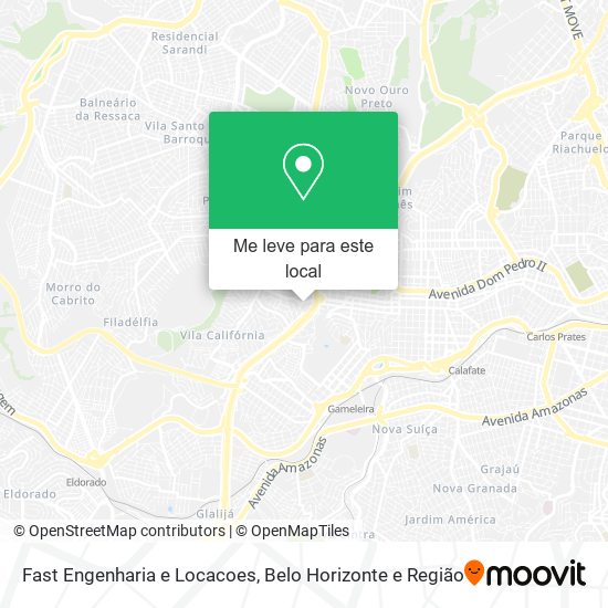 Fast Engenharia e Locacoes mapa